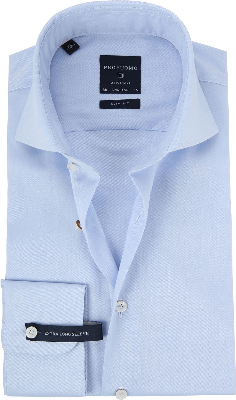 Profuomo Hemd Extra Lange Ärmel Cutaway Light Blue - Größe 38 Profuomo Hemd Extra Lange Ärmel Cutaway Light Blue - Größe 38 von Profuomo