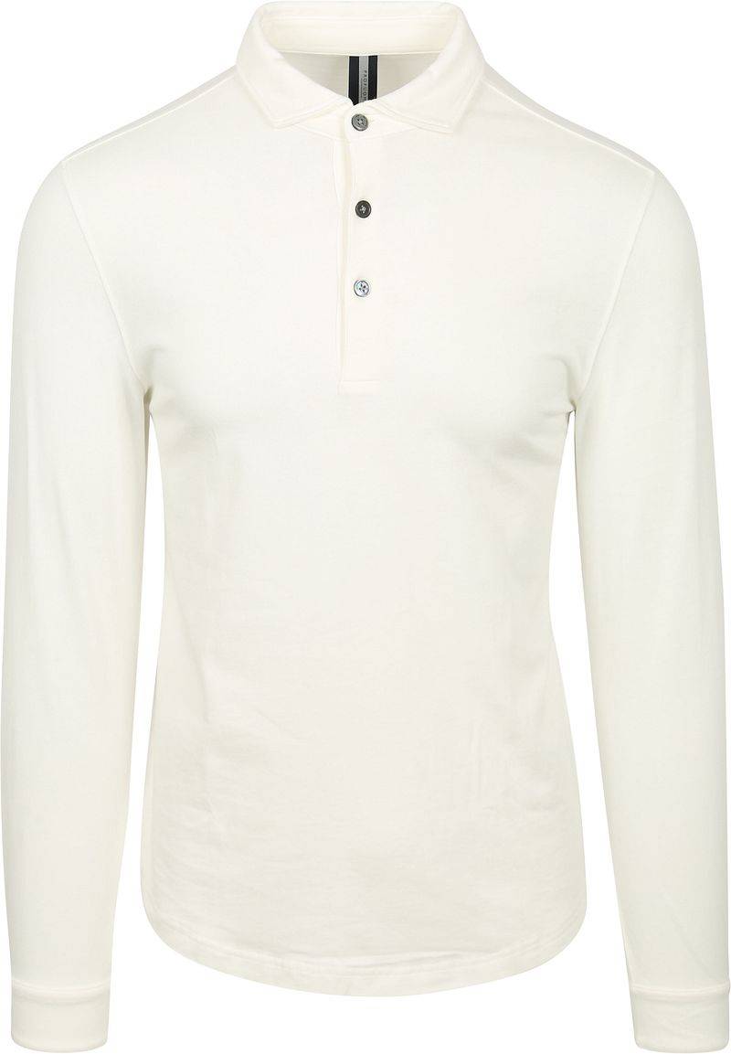 Profuomo Longsleeve Polo Off White - Größe XXL von Profuomo