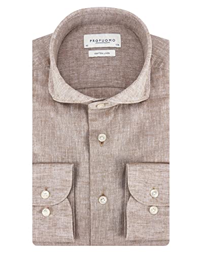 Profuomo Originale Slim Fit Hemd Kurze Ärmel von Profuomo