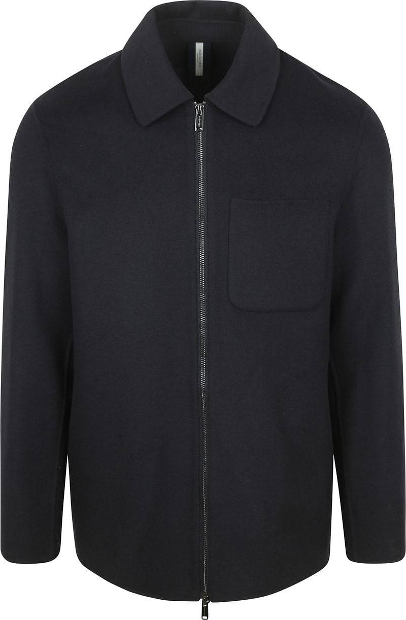 Profuomo Overshirt Woolblend Navy - Größe M von Profuomo
