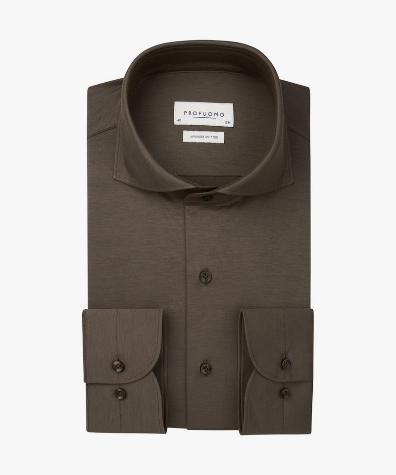 Profuomo Oversize-Shirt SHIRT X-CUTAWAY SF L.BRWN Profuomo Oversize-Shirt SHIRT X-CUTAWAY SF L.BRWN von Profuomo