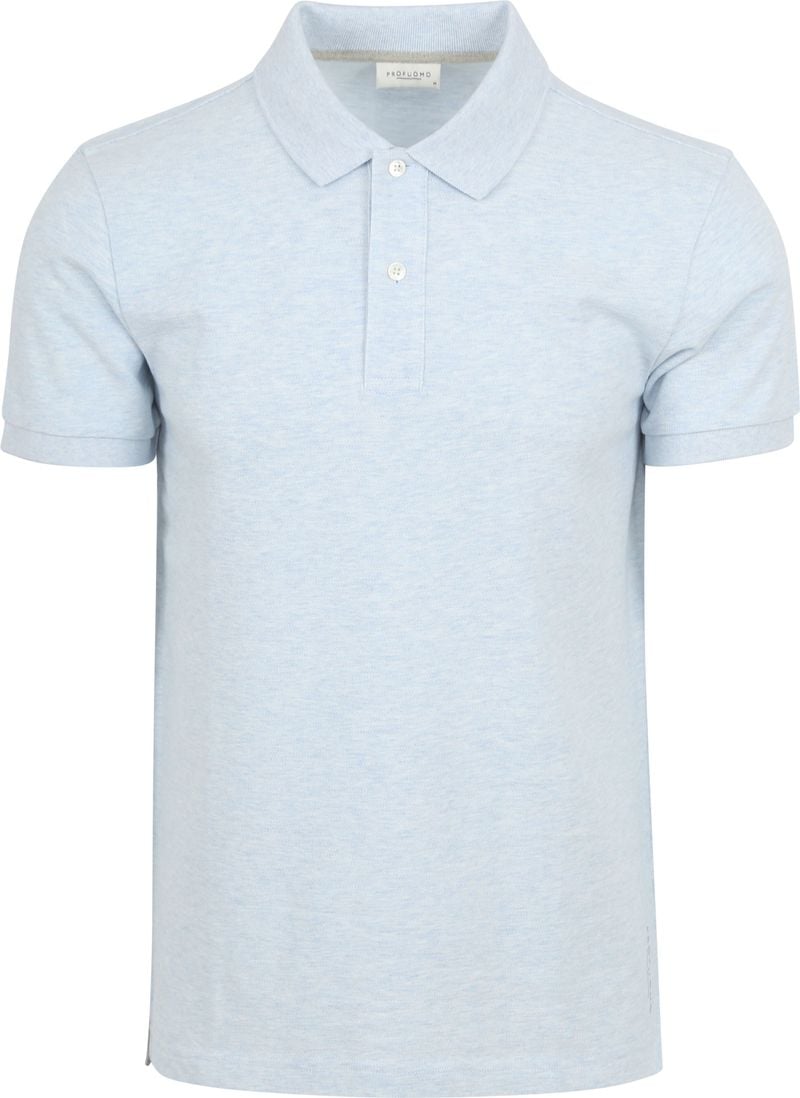 Profuomo Piqué Poloshirt Hellblau - Größe L von Profuomo