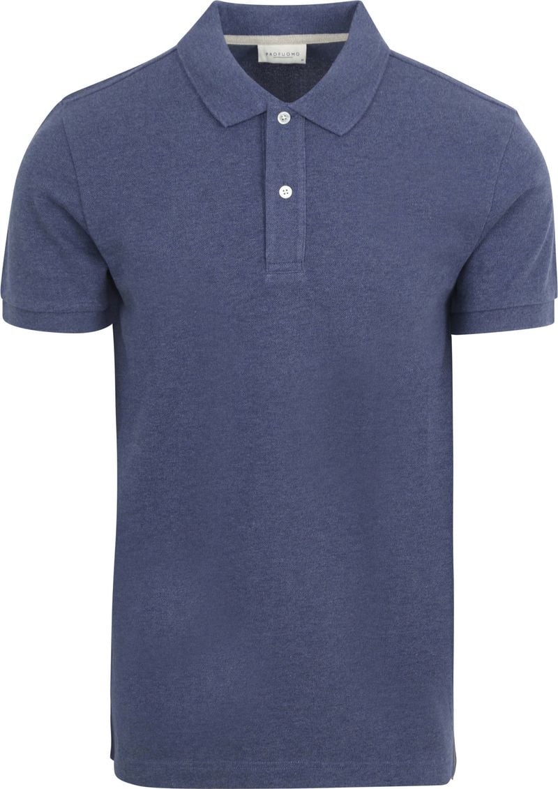 Profuomo Piqué Poloshirt Indigo - Größe XL von Profuomo