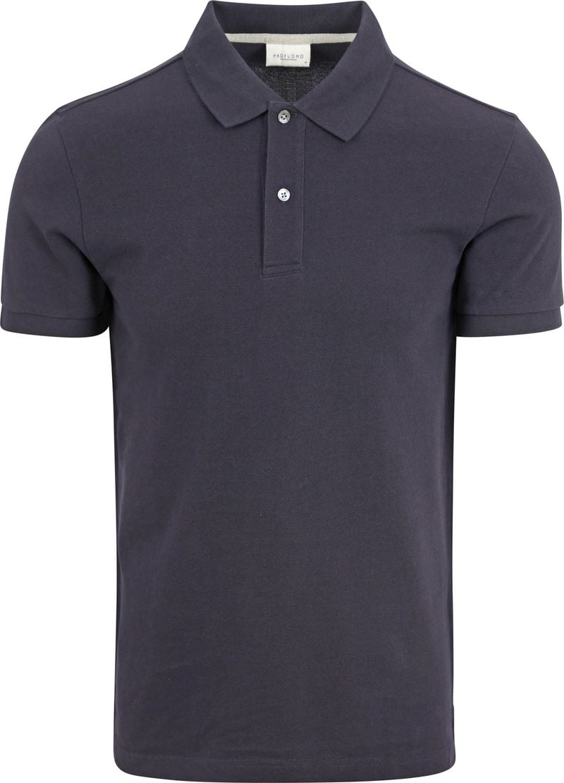 Profuomo Piqué Poloshirt Navy - Größe L von Profuomo