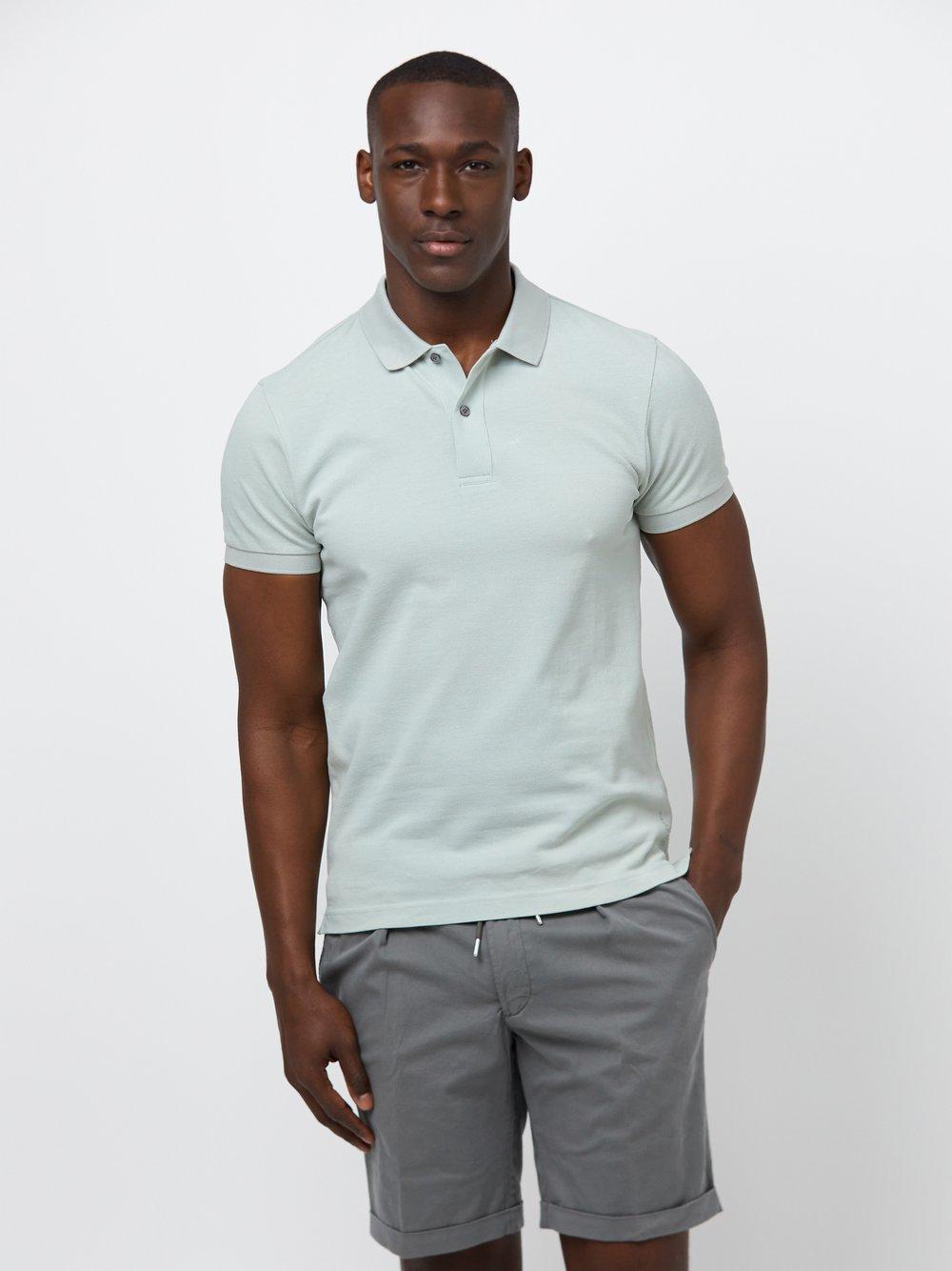 Profuomo Poloshirt Herren Baumwolle, mint von Profuomo