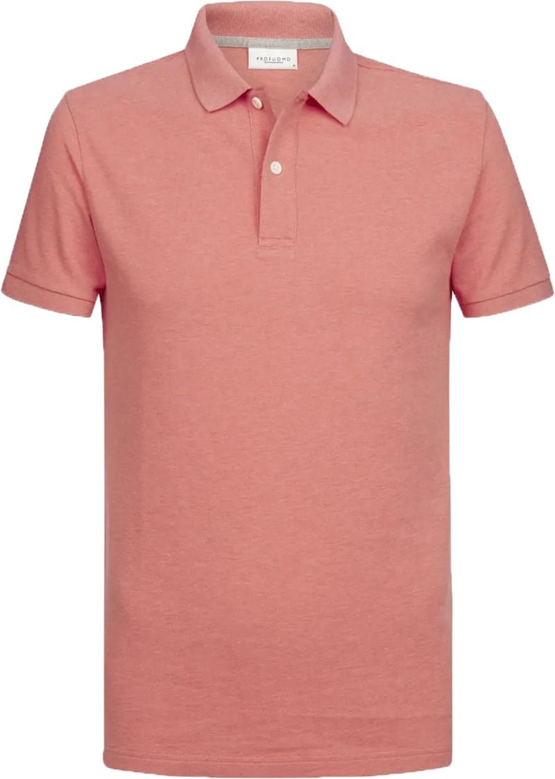 Profuomo Poloshirt Rosa Melange - Größe M von Profuomo