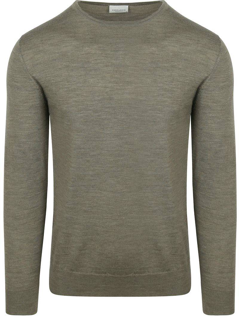 Profuomo Pullover Merinowolle Grün - Größe XXL Profuomo Pullover Merinowolle Grün - Größe XXL von Profuomo