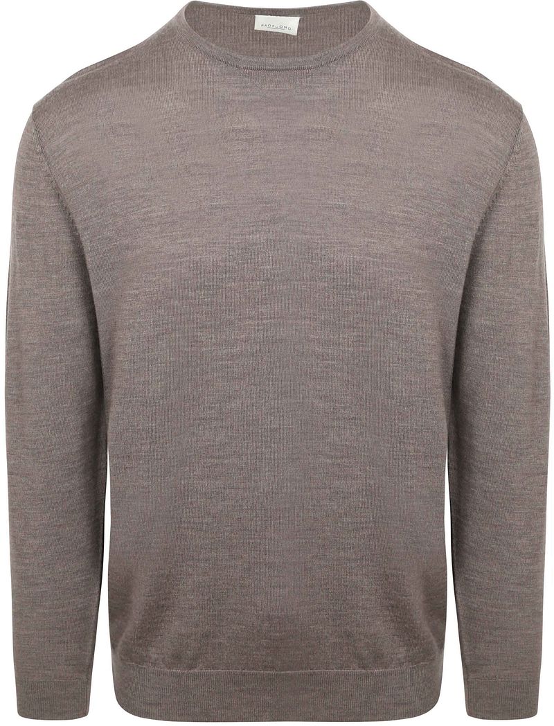 Profuomo Pullover Merinowolle Taupe - Größe XXL von Profuomo