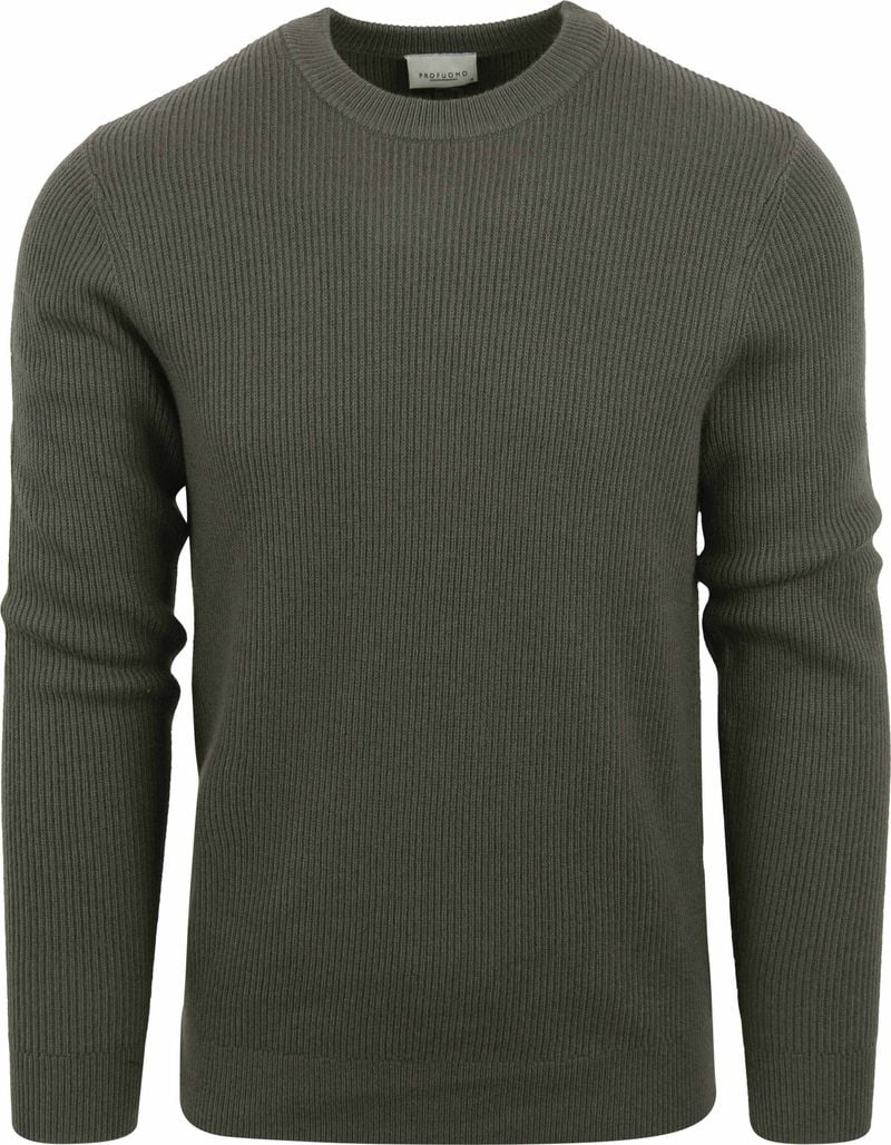 Profuomo Pullover Wolle Grün - Größe XXL von Profuomo