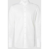 Profuomo Regular Fit Businesshemd aus Baumwollmischung in Weiss, Größe 41 von Profuomo