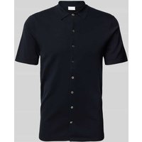 Profuomo Regular Fit Freizeithemd mit 1/2-Arm in Marine, Größe XXL von Profuomo