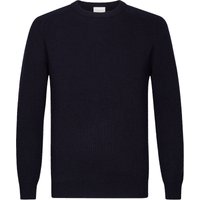 Profuomo Rundhalspullover aus Wolle in Rippstrickmuster in XL von Profuomo
