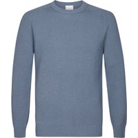 Profuomo Rundhalspullover aus Wolle in Rippstrickmuster in XXL Profuomo Rundhalspullover aus Wolle in Rippstrickmuster in XXL von Profuomo