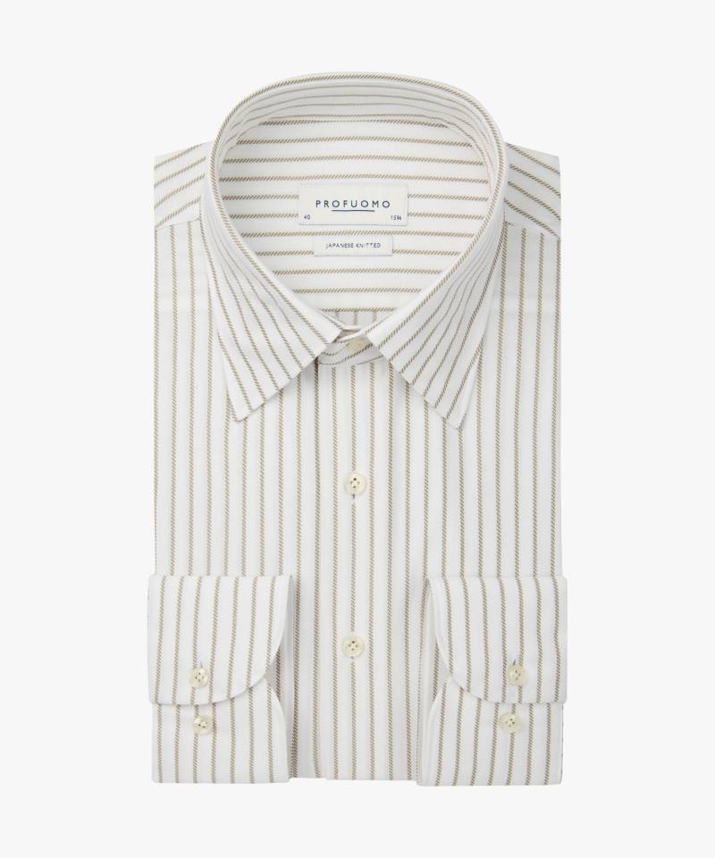 Profuomo - SHIRT X-CUTAWAY SF BEIGE beige - Gr. - 45 von Profuomo