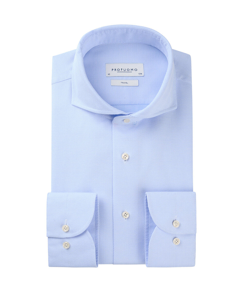 Profuomo - SHIRT X-CUTAWAY SF BLUE blau - Gr. - 44 von Profuomo