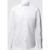 Profuomo Slim Fit Business-Hemd aus Twill in Weiss, Größe 41 von Profuomo