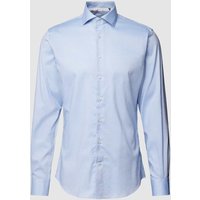 Profuomo Slim Fit Business-Hemd mit Haifischkragen Modell 'CUTAWAY' in Bleu, Größe 39 von Profuomo