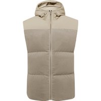 Profuomo Steppweste mit Cord-Besatz und Kapuze mit Kordelzug in 52 von Profuomo