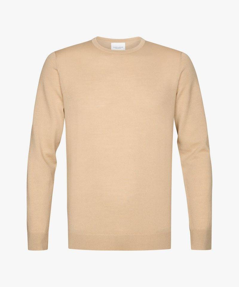Profuomo Strickpullover PULLOVER CREW NECK D BEIGE von Profuomo