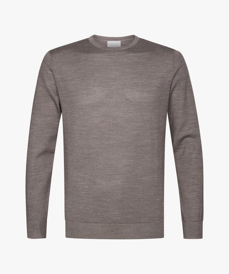 Profuomo Strickpullover PULLOVER CREW NECK TAUPE von Profuomo