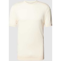 Profuomo T-Shirt im unifarbenen Design in Offwhite, Größe XXL von Profuomo