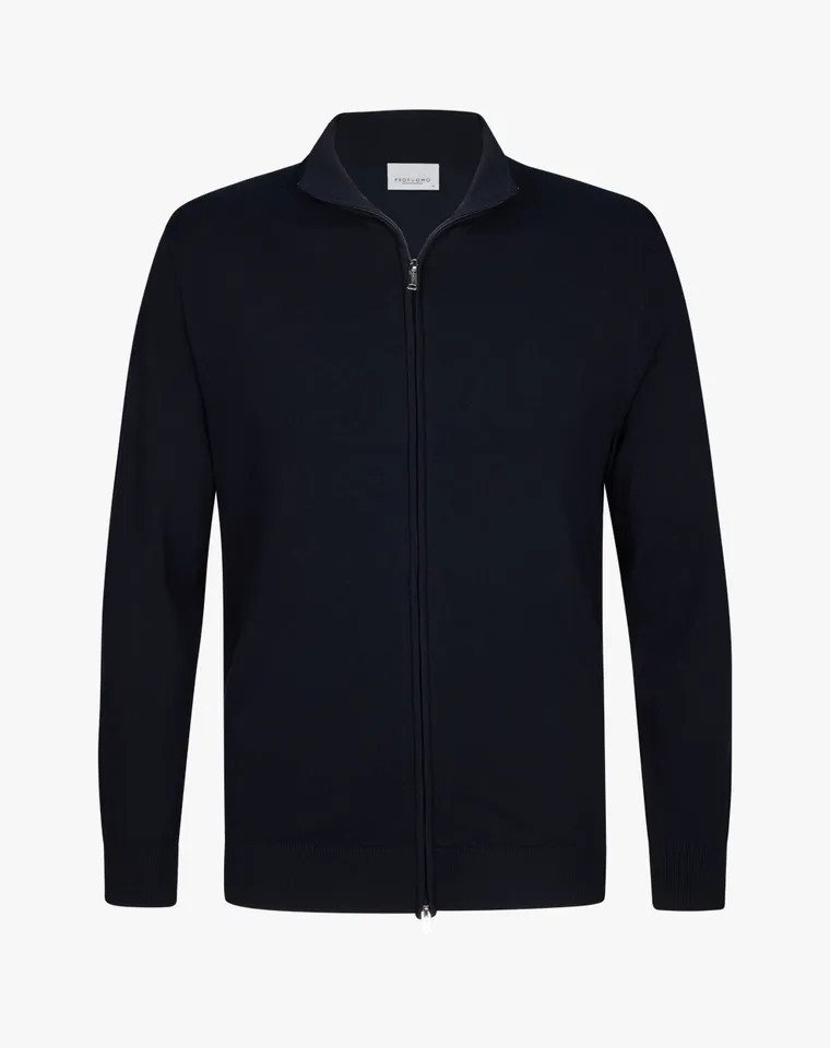 Profuomo Troyer CARDIGAN FULL ZIP NAVY von Profuomo