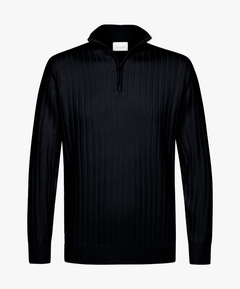 Profuomo Troyer PULLOVER HALF ZIP NAVY von Profuomo