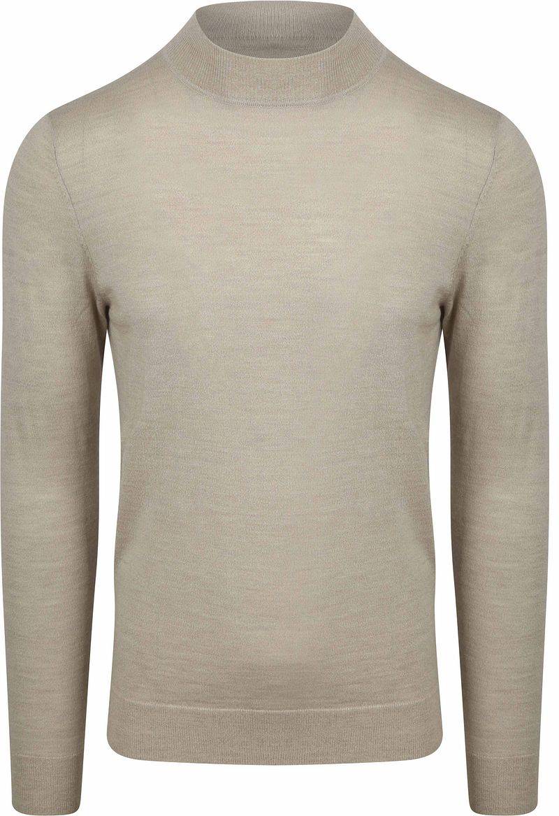 Profuomo Turtleneck Merino Pullover Ecru - Größe XL von Profuomo