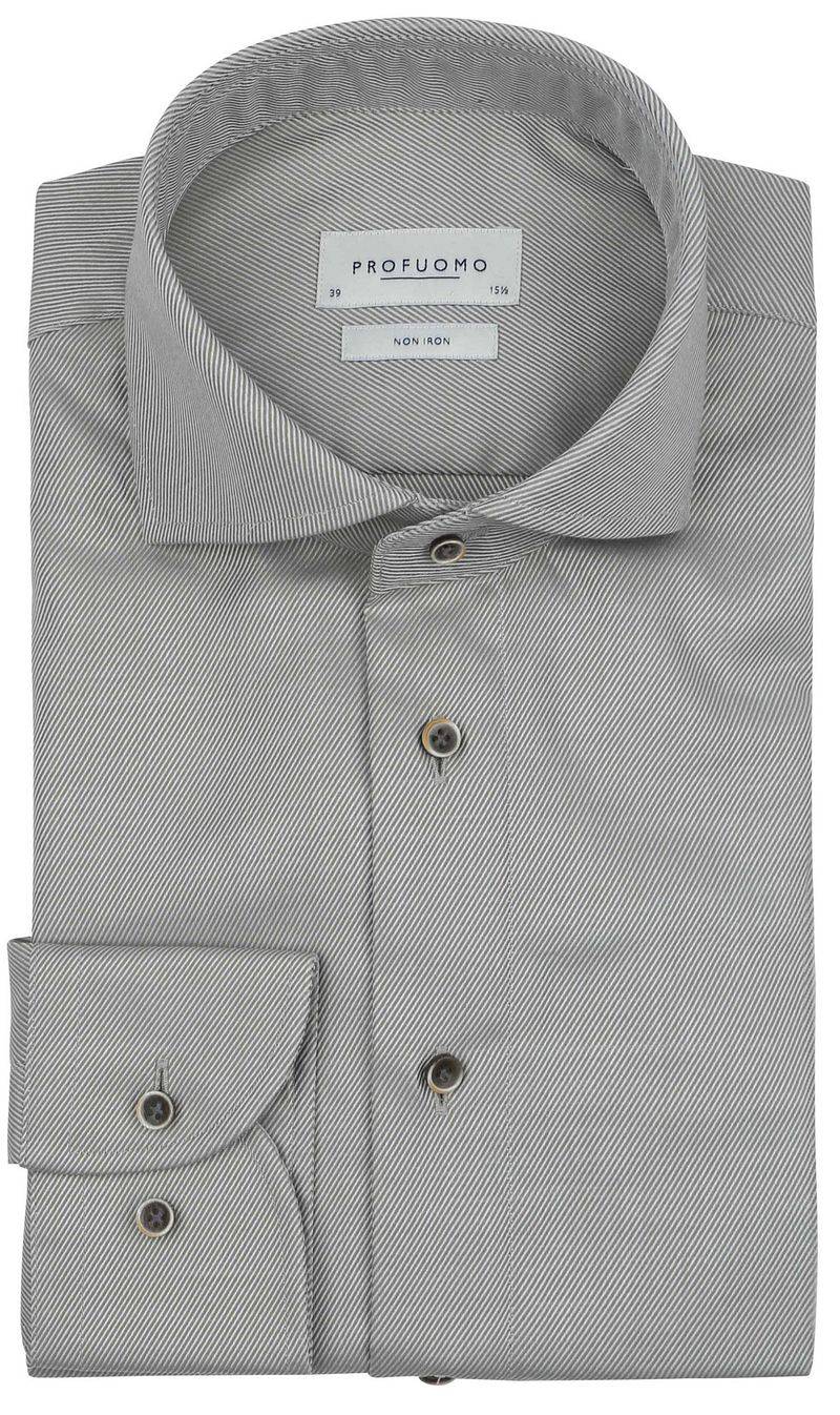 Profuomo Twill Hemd Grün - Größe 41 von Profuomo