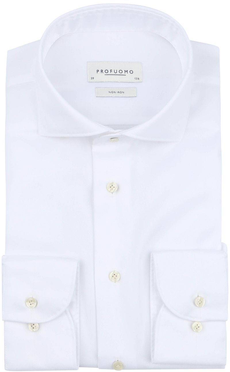 Profuomo Twill Hemd Weiß - Größe 41 von Profuomo