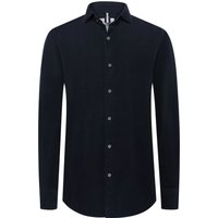 Profuomo Unifarbenes Hemd aus Baumwollcord mit Haifischkragen in S von Profuomo