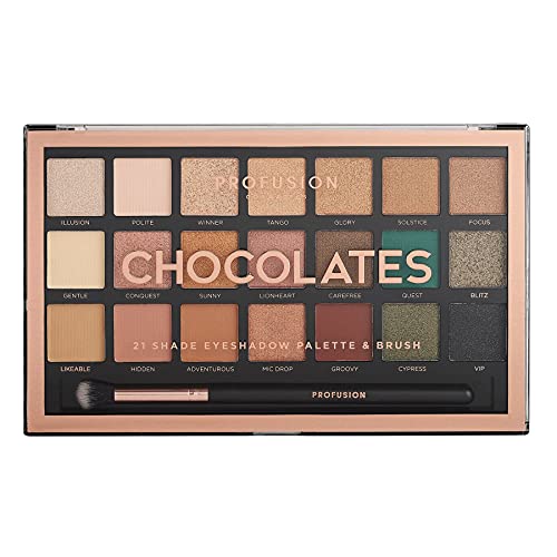 Profusion Cosmetics Lidschatten-Palette mit 21 Lidschatten von Profusion Cosmetics