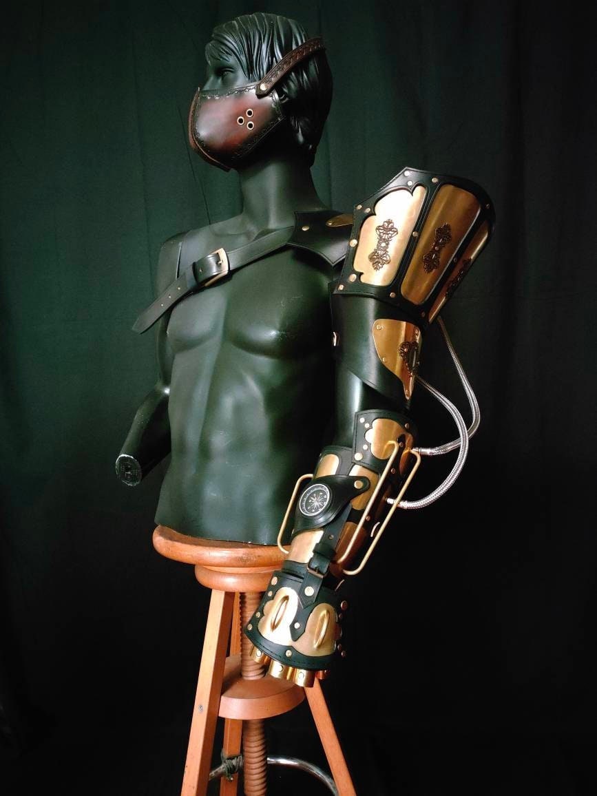 steampunk Fantasy Mittelalter Vampir Rüstung Schulter Cosplay Schriftrollen steampunk Fantasy Mittelalter Vampir Rüstung Schulter Cosplay Schriftrollen von ProgettoSteam