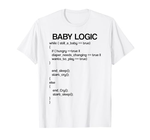 Baby Logic Programming Coder Computer Geek Nerd PC Entwickler T-Shirt Baby Logic Programming Coder Computer Geek Nerd PC Entwickler T-Shirt von Programmer Gift Idea Developer Computer Scientist