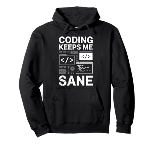 Coding Keeps Me Sane Coder Vintage Coding Geeks für Herren Pullover Hoodie Coding Keeps Me Sane Coder Vintage Coding Geeks für Herren Pullover Hoodie von Programming Binary Coding Programmer Computer Geek