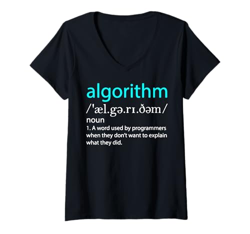 Damen Computer-Binärcode-Programmierer – Softwareentwicklung T-Shirt mit V-Ausschnitt Damen Computer-Binärcode-Programmierer – Softwareentwicklung T-Shirt mit V-Ausschnitt von -Programming - Developer-