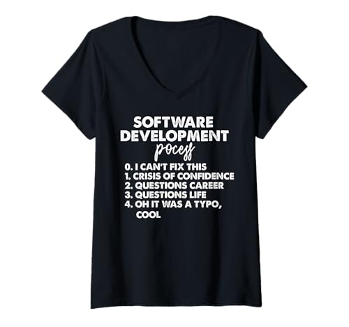 Damen Computer-Binärcode-Programmierer – Softwareentwicklung T-Shirt mit V-Ausschnitt Damen Computer-Binärcode-Programmierer – Softwareentwicklung T-Shirt mit V-Ausschnitt von -Programming - Developer-
