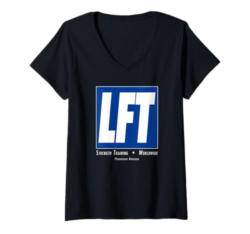 Damen LFT Lustiges Krafttraining Gym Motivation Workout T-Shirt mit V-Ausschnitt Damen LFT Lustiges Krafttraining Gym Motivation Workout T-Shirt mit V-Ausschnitt von Progressive Overload Fitness