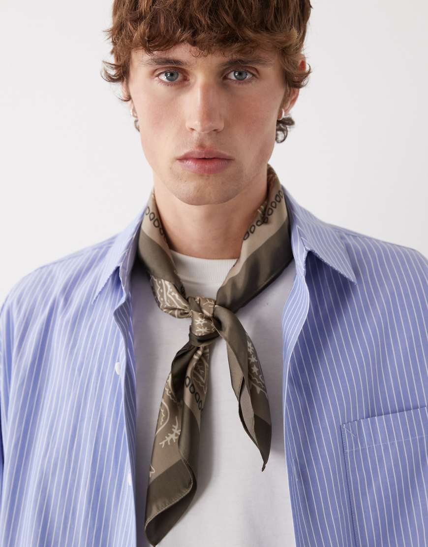 Prohibited - Escapism - Halstuch in Braun-Brown von Prohibited