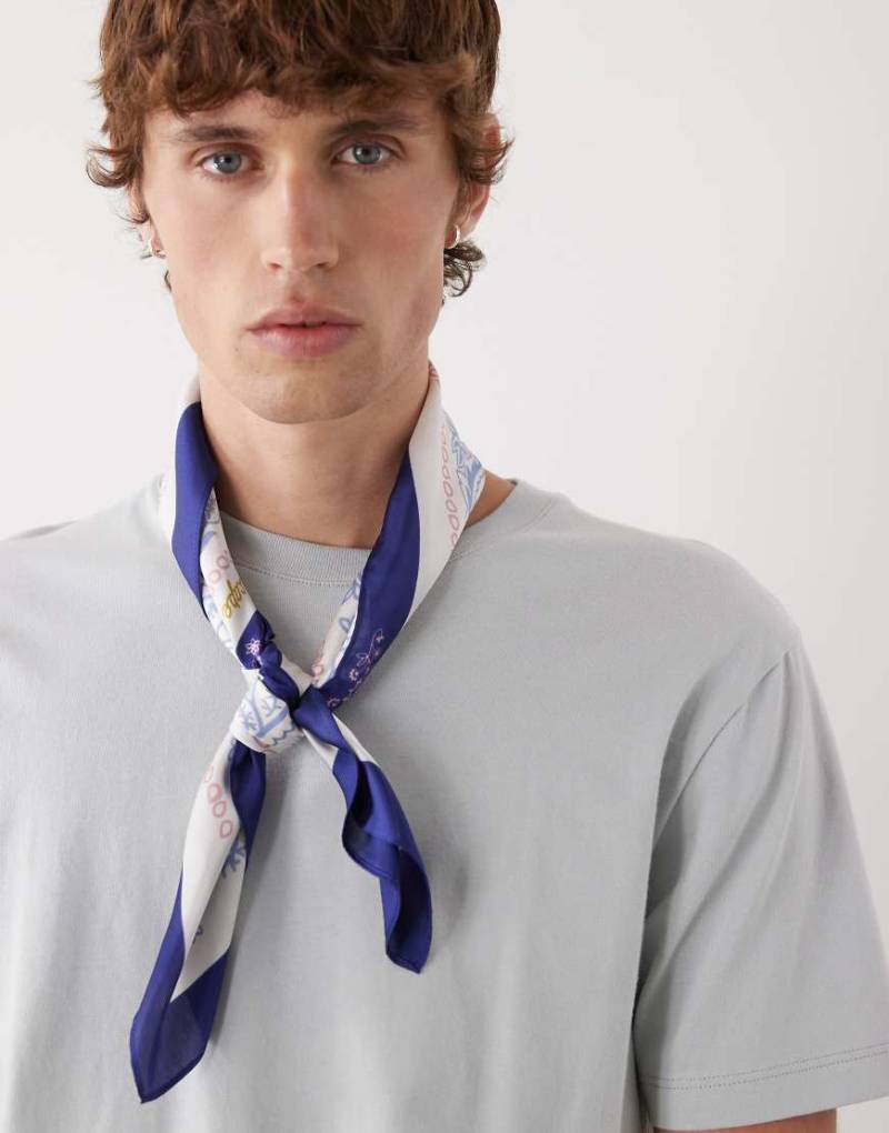 Prohibited - Escapism - Halstuch in Marineblau von Prohibited