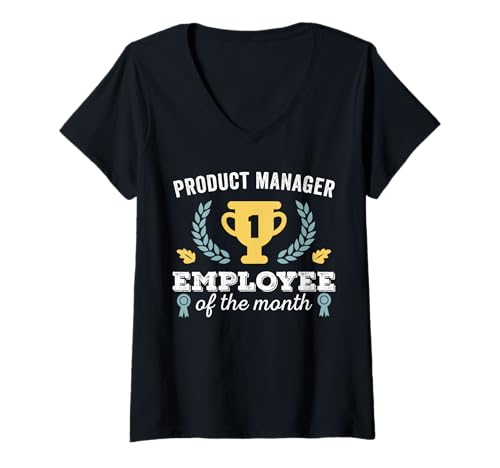 Damen Produktmanager Mitarbeiter des Monats Lustige Wertschätzung T-Shirt mit V-Ausschnitt von Project Manager Appreciation Agile Product Manager