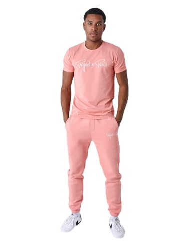 Project X Paris Basic T-Shirt mit Stickerei Essentials, korallenrot, M Project X Paris Basic T-Shirt mit Stickerei Essentials, korallenrot, M von Project X Paris