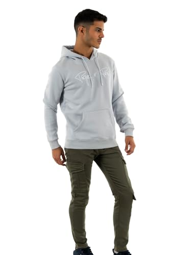 Project X Paris Essentials Unisex Hoodie, Blau - Bleu Glacier, M von Project X Paris