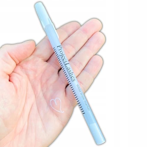 Weißer Augenbrauenkonturen- und Geometriestift PEN von ProjectLashes