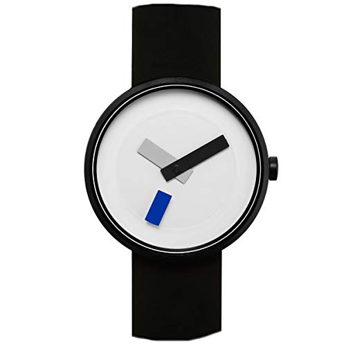 Projects Watches (Denis Guidone Suprematism Blue Edelstahl IP Schwarz Weib Blau Silikon Uhr Unisex Projects Watches (Denis Guidone Suprematism Blue Edelstahl IP Schwarz Weib Blau Silikon Uhr Unisex von Projects Watches