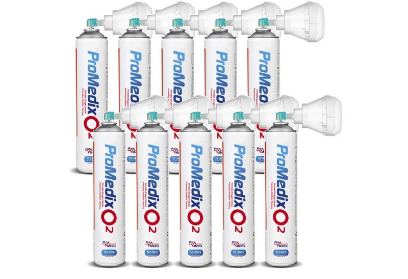 Promedix Inhalator PR-994, 10-tlg., Sauerstoffkonzentration 99,4%, 12Liter Volumen von Promedix