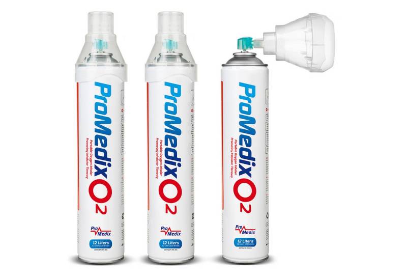 Promedix Inhalator PR-994, 3-tlg., Sauerstoffkonzentration 99,4%, 12Liter Volumen von Promedix