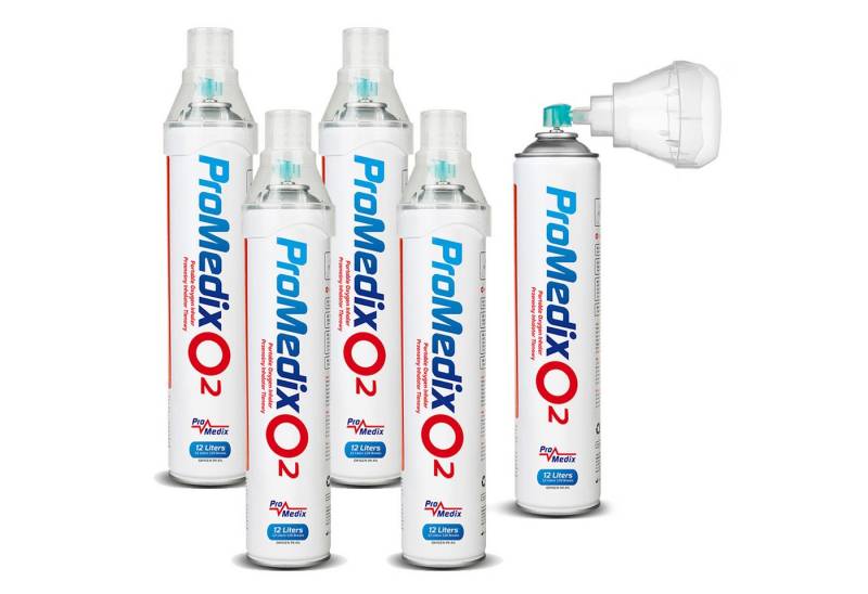 Promedix Inhalator PR-994, 5-tlg., Sauerstoffkonzentration 99,4%, 12Liter Volumen von Promedix