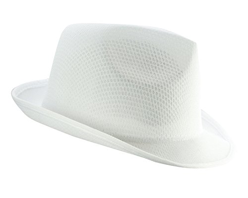 Promo Mafia Hut Karneval Mallorca Fasching Urlaub Junggesellenabschied Cap Farbe Weiss von Promo
