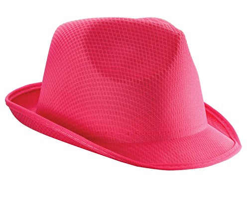 Promo Mafia Hut Karneval Mallorca Fasching Urlaub Junggesellenabschied Cap Farbe pink von Promo